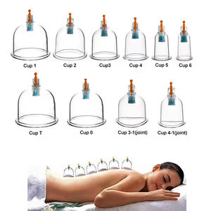 Promo Hijama Cuppign Grosir AS PS Ukuran 1-6 Terapi Vakum Medis Tradisional Tiongkok Hijama Cups Terapi Darah Basah - Product Image 1