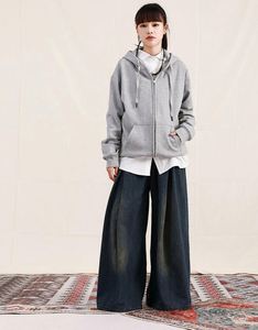 H5399 High Quality Low OEM MOQ 4XL Heavyweight 650 GSM Cotton <b>Blends</b> Zip up Hoodies Unisex Fleece Hoodies - Product Image 6