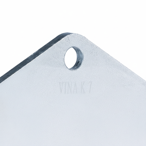 แผ่นแอกสามเหลี่ยมชุบสังกะสีแบบจุ่มร้อนมี3รูสำหรับอุปกรณ์ฉนวนสายไฟคุณภาพสูง - Product Image 1