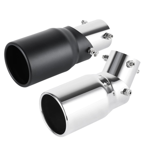 Stainless Steel Exhaust Tip Adjustable Universal Fit for <b>Car</b> SUV Single Rolled Exhaust Pipe Tip with Bolt-On - Product Image 6