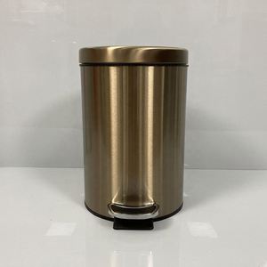 Household Soft Close Stainless Steel Pedal <b>Bin</b>,kitchen Pedal Trash Waste <b>Bin</b> - Product Image 3