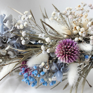 Guirlandes et plantes, vraies fleurs séchées colorées, demi-<span class=keywords><strong>couronne</strong></span> bohème - Product Image 3