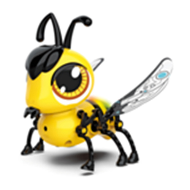 Educational STEM DIY Assembly Interactive Remote Control Robot Bee Toys Electronic Touch Sensing Magic Pet Toys With Light Sound