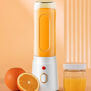 Nuevo Licuador Portátil Inalámbrico Recargable por USB de 450 ml con 10 Cuchillas, Pequeña Máquina para Alimentos Complementarios, Licuadora para Hielo Picado y Smoothies - Product Image 1