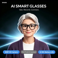 Kacamata Pintar AI Premium Harga Grosir Daya Tahan Baterai Lama WiFi 2.4GHz Kemasan Kotak Warna-warni Pembayaran Aman Elektronik Canggih