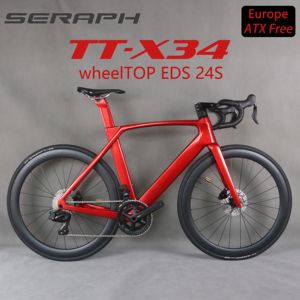 Xe đạp hoàn chỉnh SERAPH, phanh đĩa, khung <span class=keywords><strong>carbon</strong></span>, bánh xe 700C, nhóm đề điện tử WheelTop EDS, hệ thống chuyển số điện tử <span class=keywords><strong>TT</strong></span>-X34 - Product Image 1