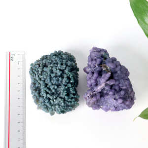 Vente en gros de pierres brutes d'agate de raisin, pierres précieuses naturelles, minéraux pour la décoration intérieure - Product Image 6