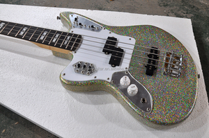 Flyoung Fretboard กีตาร์เบสไฟฟ้า,มีไฟ <span class=keywords><strong>LED</strong></span> สำหรับมือซ้ายอนุภาคไฟฟ้าเบสเงางามมี<span class=keywords><strong>4</strong></span>สายกีตาร์เบส - Product Image 2