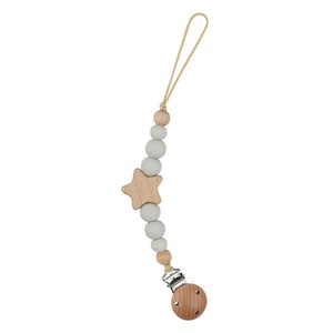 El Mejor Regalo para Bebés Recién Nacidos, Soporte para Chupón Libre de BPA con Clip de Silicona en Forma de Estrella - Product Image 4
