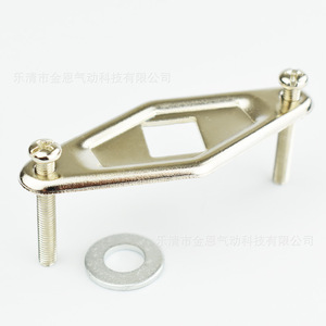 Pressure <b>Gauge</b> Bracket For 40 50 60mm <b>Dial</b> Iron Chrome Plated With Screws And Washer Mounting Stand - Product Image 1