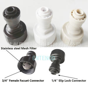 Connecteur de purificateur d'eau 3/4 filetage interne en PP, raccord rapide pour systèmes d'eau centralisés - Product Image 5