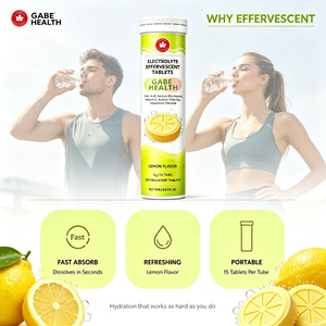 แท็บเล็ตอิเล็กโทรไลต์แบบ<span class=keywords><strong>ฟู่</strong></span> สูตรเฉพาะสำหรับ OEM แบรนด์ส่วนตัว รสเลมอน 15 <span class=keywords><strong>เม็ด</strong></span> 5 in 1 วิตามินซี เติมความชุ่มชื้นอย่างรวดเร็ว สำหรับกีฬา ฟื้นฟูพลังงาน ผลิตตามความต้องการ - Product Image 3