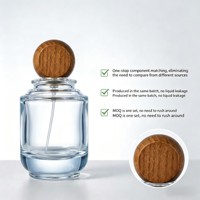 Flacon de parfum en verre cylindrique transparent de 100 ml avec pulvérisateur à pompe, rechargeable, diffuseur à bâtonnets offert, gravure personnalisée et sérigraphie