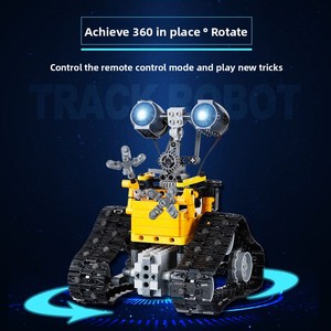 <span class=keywords><strong>Robot</strong></span> WALL-E Intelligent pour la programmation par application, télécommande, blocs de construction en plastique, jouet modèle pour enfants, usine - Product Image 3