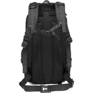 Sac à dos tactique unisexe doublure en polyester sac d'équipement d'assaut de randonnée pour hommes sac à dos étanche taupe pour les aventures en plein air - Product Image 5
