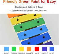 Wholesale 8.7inch 8 Note Wooden Xylophone Musical Instrument