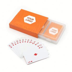 Qatar Saudi Arabia Kuwait Poker Play <b>Card</b> Deck Corporate Gift Business Logo Custom Print 100% New Plastic PVC <b>Playing</b> <b>Cards</b> - Product Image 4