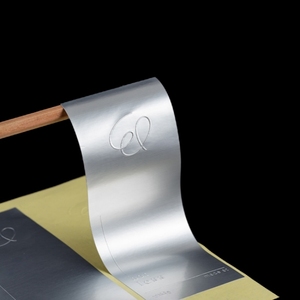 Autocollants <span class=keywords><strong>en</strong></span> vinyle avec logo <span class=keywords><strong>en</strong></span> <span class=keywords><strong>relief</strong></span> <span class=keywords><strong>en</strong></span> feuille d'or, imperméables, réutilisables, brillants, mats, dorés, argentés, pour l'emballage - Product Image 1