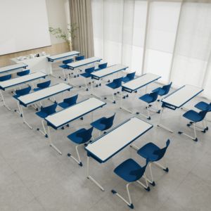 Bàn ghế đôi hiện đại cho học sinh, đồ dùng nội thất lớp học - Product Image 2