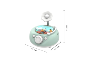 เครื่องเล่นแผ่นเสียง OEM Story Phonograph สำหรับเด็ก พร้อมไฟกลางคืนบลูทูธ และนิทานเสียงเพื่อการศึกษา - Product Image 2