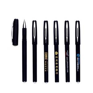 Metal Texture Neutral <b>Pen</b> logo Printing Advertising Customized Water-based <b>Pen</b> Black Signature <b>Pen</b> - Product Image 2