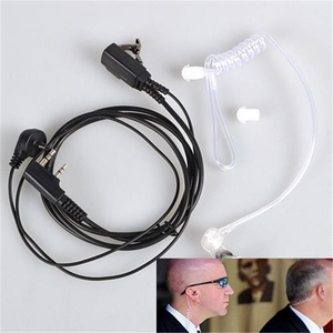Bán buôn 2 Pin <span class=keywords><strong>covert</strong></span> Acoustic ống không khí tai nghe mic cho hai cách <span class=keywords><strong>Radio</strong></span> <span class=keywords><strong>Microphone</strong></span> Tai nghe earbud Tai nghe tai nghe - Product Image 2