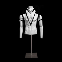 Mannequin torse masculin invisible professionnel GH17 pour la photographie de vêtements e-commerce 3D
