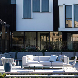 Juego de Sofás de Exterior de Aluminio Estilo Nórdico <span class=keywords><strong>Marlene</strong></span>, Fácil de Montar, para Balcón, Jardín, Patio y Uso en Hoteles - Product Image 3