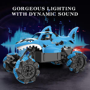 SOYANG 2.4G Camion Animale Musicale con Spruzzo d'Acqua, Squalo Rampicante, Doppio Telecomando e Sensore di Gesti - Product Image 3