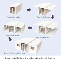 Maisons conteneurs prêtes à vivre, 2 chambres, hôtel préfabriqué, modernes, 20ft, 30ft, 40ft, prix, maison conteneur modulaire extensible