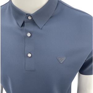 Lujo exquisito bordado diario Casual deportes Polo cuello camiseta para hombres camisetas de golf - Product Image 5