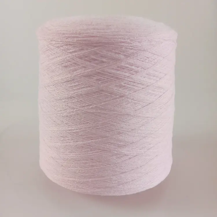 Customized Premium Pink Knitting Yarn 2 28 Nm 100% Acrylic Fabric Yarn Recyclable For Socks Gloves Sweater