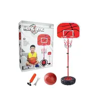 1.6M regolabile in altezza stand basket ball del cerchio con la pompa di aria palla