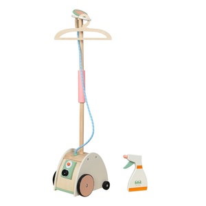 Machine à repasser en bois pour vêtements maison <span class=keywords><strong>de</strong></span> jeu jouets <span class=keywords><strong>de</strong></span> rôle artificiels pour nourrissons jeunes enfants petit ménage ménage - Product Image 1