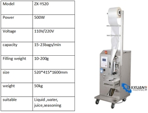 Chất lỏng tự động nước trái cây gói túi máy đóng gói chất lỏng Dán Nước Sốt cà chua điền niêm phong máy gói - Product Image 3