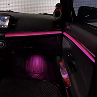Kit de Iluminación Ambiental Dinámica para Automóvil, Lámpara LED de Ambiente Interior con 64 Colores de Cielo Estrellado para Mitsubishi Lancer EX 2009-2016