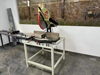 Machine à couper les alliages d'aluminium Scie à découper à table rotative de précision en aluminium 18 pouces