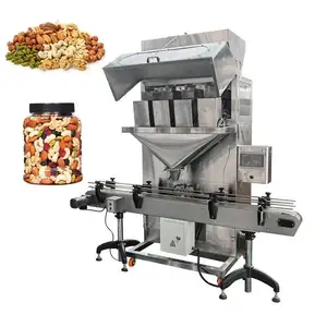 Semi Automatic 500g 1000g Salt Sugar Grain Filling Machine Corn Flakes Portion Toffee Packing Machine