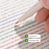 Stylo surligneur Chenyi CY-875 à double pointe, marqueur fluorescent, 6 couleurs, impression UV, taille normale, pour le bureau, l'école, surlignage des textes