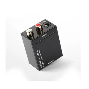 Analoge L/R Naar Digitale Coaxiale Optische Toslink Audio Converter Met Voeding