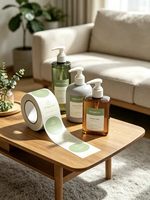 Aangepaste holografische, oliebestendige, duurzame, UV-bestendige etiketten voor fruit, groenten en verse sappen, milieuvriendelijke, waterdichte, zelfklevende stickers