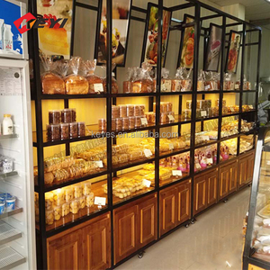 Tùy Chỉnh Hiện Đại Gỗ Bánh Showcase Đồ Nội Thất Hiện Đại Bánh Mì Hiển Thị Tủ Cho Thực Phẩm Cửa Hàng Trang Trí Thiết Kế Truy Cập - Product Image 2