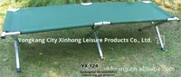 Lit pliant de plage YIXUN YX-1056 en métal, style militaire moderne, en tissu Oxford 600D, pour loisirs en extérieur, sieste, secours en cas de catastrophe, usage scolaire