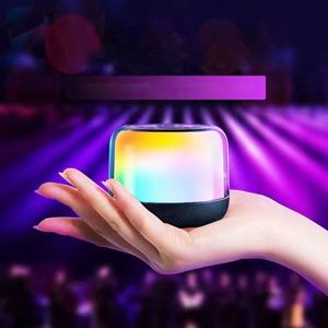 Jw935 Mini haut-parleur portable sans fil LED le moins cher, caisson de basses USB, son stéréo HiFi, boîte à musique, cadeaux Bluetooth - Product Image 2