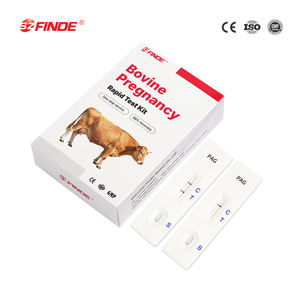 동물 및 수의학 도매 소 임신 혈액 검사 키트 OEM/ODM 초기 신속 검사 (전혈/혈청 사용) 소용 - Product Image 1