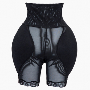Culotte gainante pour femmes, sous-vêtement amincissant en dentelle, <span class=keywords><strong>grande</strong></span> <span class=keywords><strong>taille</strong></span> - Product Image 1