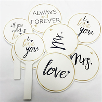 Panneau de signalisation en PVC imprimé UV personnalisé, recto-verso, 'Joyeux anniversaire', accessoires de photomaton pour mariage, fête, accessoires pour fêtes