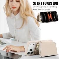 Tas dompet tali bahu multifungsi, tas dompet tali gantungan kulit PU multifungsi, pelindung casing untuk iPhone 17 16 15