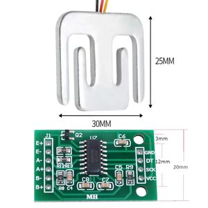 Wishiot 4 Pezzi Cella di Carico 50KG Sensore di Pesatura Sottile Piatto Micro Mezzo Ponte Estensimetro Precisione 0.06g 5V Modulo Amplificatore AD HX711 - Product Image 4