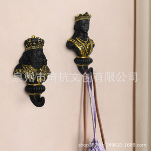 ตะขอแขวนผนังรูปหมากรุก คิง ควีน ทำจากเรซิ่น ของตกแต่งแปลกใหม่สำหรับบ้าน ห้องนอน ห้องนั่งเล่น สำนักงาน - Product Image 2